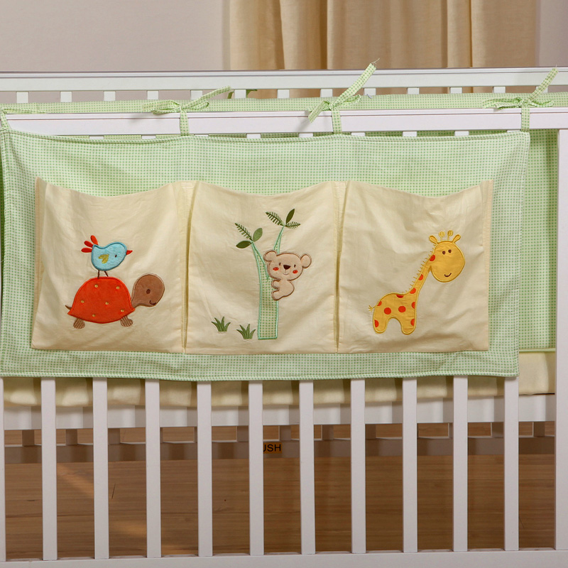 Children's bedside storage bag sundries bag crib hanging bag storage bag baby diaper bag newborn storage bag