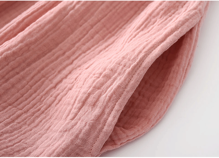 Bộ đồ ngủ bằng cotton nguyên chất cho phụ nữ mùa xuân và buổi sáng đi dạo giải trí gạc lỏng phần mỏng bảy điểm quần chân rộng có thể mặc quần nhà - Quần tây quần cotton nam