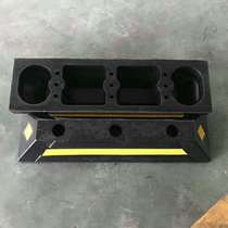 Solid rubber wheel positioner parking space stopper stop position limit backing cushion Anti-crash traffic facilities