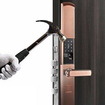Sliding cover fingerprint lock household security door wooden door zinc alloy code lock magnetic card key remote semi-automatic Smart Lock