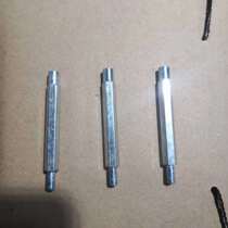 Pole stabilized flame disc tripod strut bracket