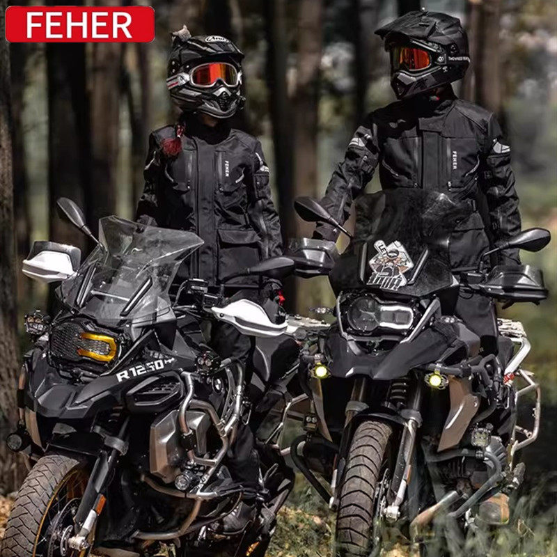 FEHER Flying Children Motorcycle Rally Clothing Male Locomotive Winter Riding Suit Women Waterproof Warm Season Universal Moo Brigade-Taobao