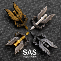 SAS British S A S Special Air Service Regiment Airborne Sign Chest Special Airborne Paratrooper Special Forces Badge