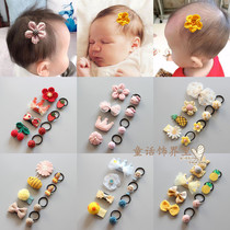 Baby Hair Accessories Toddler Hair Clip hair clip Childrens baby hair clip Sweat Hair Clip doesnt Hurt Little Baby Mesh Red