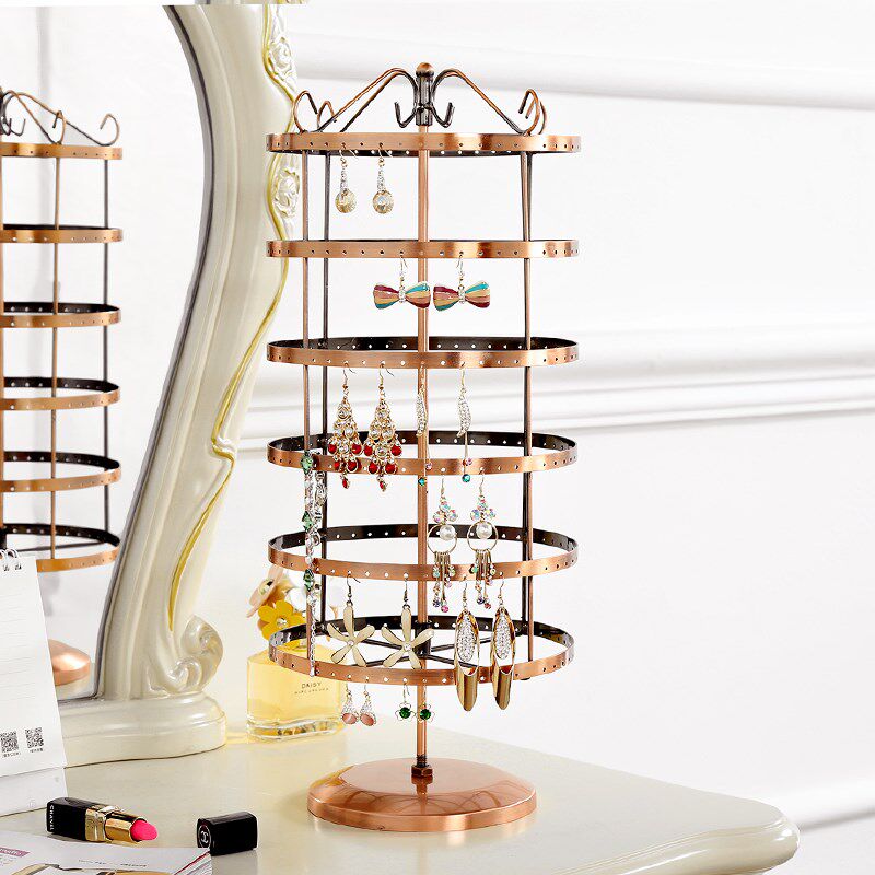 Hanger boutique supermarket set table ear pin earrings earrings necklace decoration display box boutique metal small