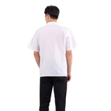 Тонкая белая летняя униформа медсестры для работы подходит для мужчин и женщин, короткий рукав