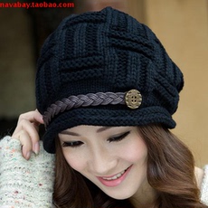 Головной убор женщин зима теплая шляпа