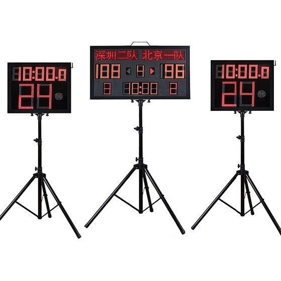 Kei Basketball Electronic Scoreboard Basketball 24 s Timer 14 s Timer Card Portable Scoreboard Led