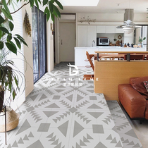 Nordic gray fish bone black and white tiles 300x300 simple modern kitchen bathroom balcony non-slip wall floor tiles