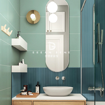 Nordic ins Bump All Porcelain Waves Wall Tiles 300x600 Toilet Kitchen Bathroom Pink Macarons