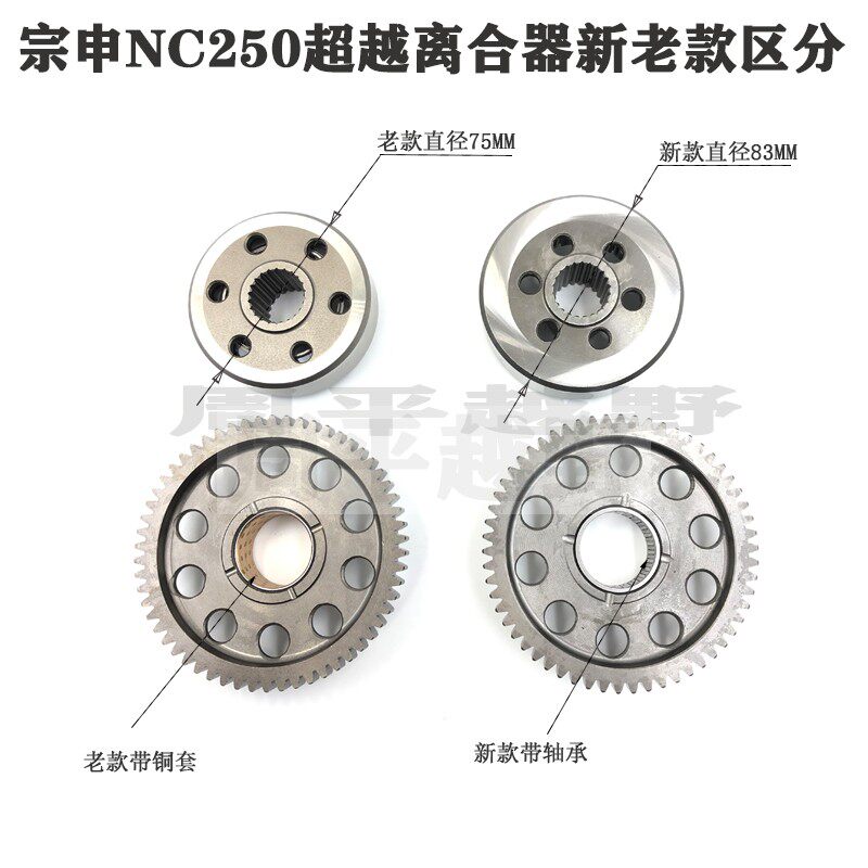 nc250 Transcendent clutch body Large disc tooth start plate Zongshen Original accessories Extreme thief Titan T6
