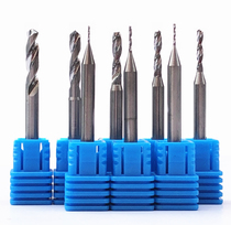 Integral tungsten steel coarse shank drill bit micro-diameter fixed shank aluminum drill bit 0 41-0 69mm 0 01