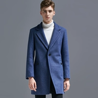 Áo khoác len nam Chao Sơn Slim 2018 thu đông mới một nút đẹp trai đẹp trai áo len hoang dã size lớn 1160 áo khoác cặp
