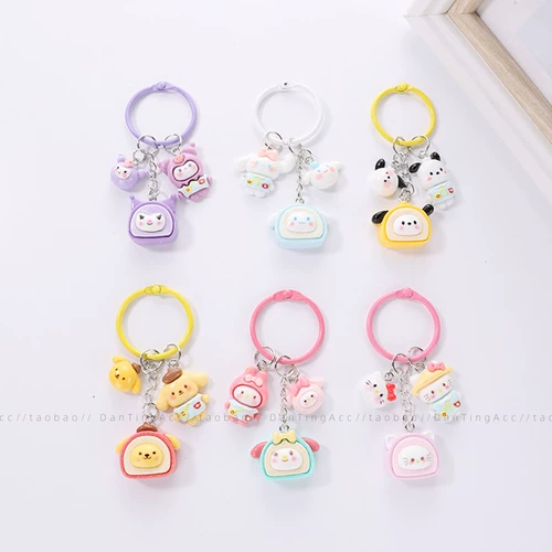 Мультяшный брелок, брендовый креативный аксессуар на рюкзак