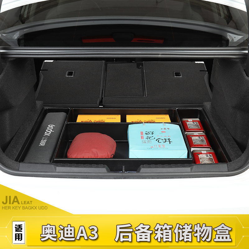Audi A3L Trunk Storage Box Rear Flat Layer Organizer for Audi A3 Sedan Camping Storage Audi A3L Trunk Storage Box Rear Flat Layer Organizer for Audi A3 Sedan Camping Storage