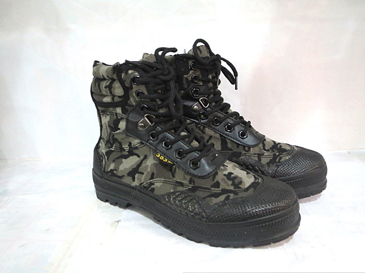 Bottes militaires en toile - dérapage - Ref 1398804 Image 9