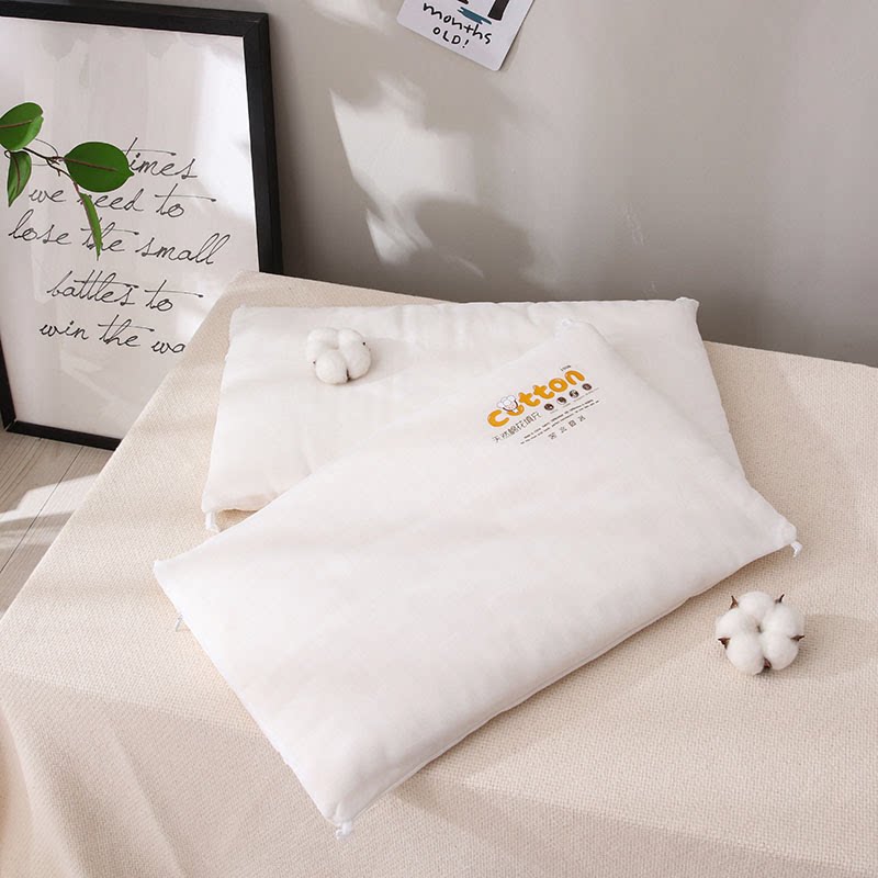 Class A cotton baby special child mother pillow children's kindergarten special small cotton pillow core 30*50