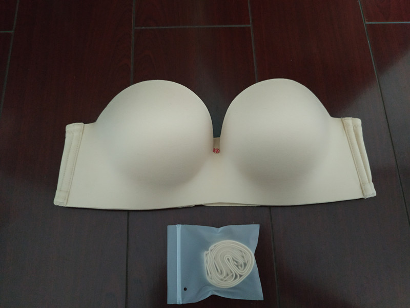 Counter Lin Xi ước mơ đích thực mà không có dây đeo vai mà không có vòng thép áo lót ống vô hình top 1601 Lin Xi shop đồ lót