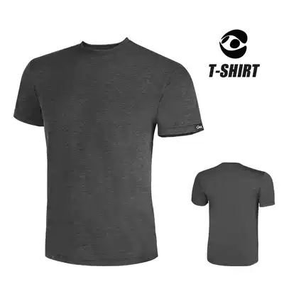 CrossFit sports T-shirt fitness training antibacterial thin quick dry ultra light thin solid color low profile loose large size