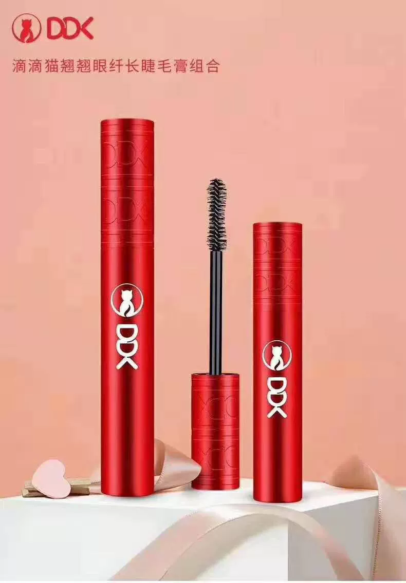 Didi mèo ddk siêu dài mã hóa mắt to cong không thấm nước không nở rung nhanh tay net mascara đỏ chính hãng - Kem Mascara / Revitalash