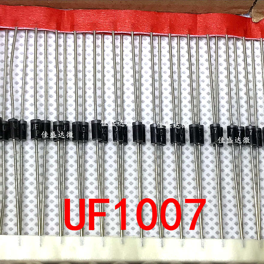 Ultra-fast recovery straight-in UF1007 DO-41 UF1007 original diode 1A 1000V UFI007