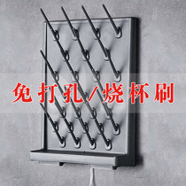 Laboratory Burn Cup Test Tube PP Drip Holder Glassware Equipment Test Bench Drain Drying Drying 52-stick Single-sided