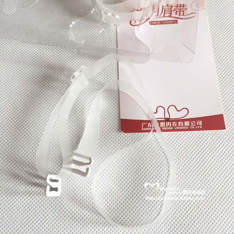 Meisi mờ vai dây đeo trong suốt vành đai vô hình day ao lot