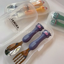 Baoma B Sold) Really super good to make children bag portable cutlery knife fork with box accessory cutlery