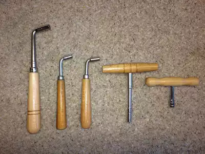 Waldorf musical instrument accessories Coral Leyasen Oris small harp T L type tuning wrench imported