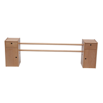 Beech wood baby walking support pole support box nursery early education 0-1 5-year-old infants and young children learning to walk sense teaching aids