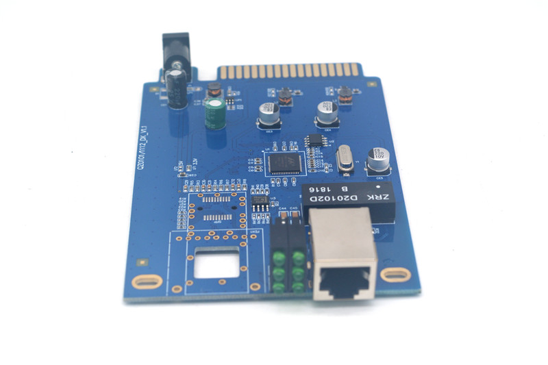 Card-type one thousand trillion led full-screen display of large screen optical fiber transceiver photoelectric converter supporting 2U16 trough