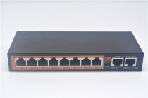 Gigabit standard PoE Switch 10 ports Gigabit PoE Switch 8 2 1 camera AP bridge available