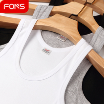 Mens vest lingerie pure cotton summer beating bottom harness crossbar sport breathable full cotton sweatshirt loose sleeveless thin