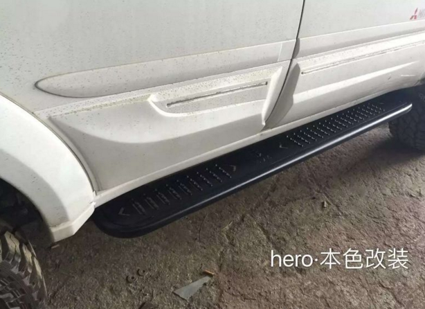 Mitsubishi Surging Side's Leveraged Side Stepping to the Competitive Side Bar Retrofit Surge of Foot Pedal Color Retrofit