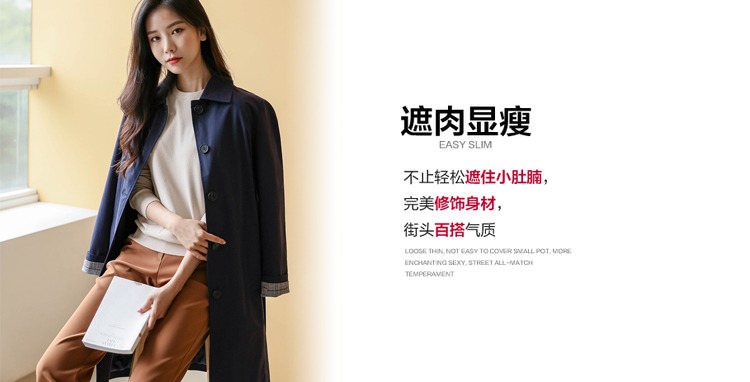 Xuân-Hè 2019 mới Han Fan nửa cổ áo sơ mi nữ rộng rãi áo len mỏng đầu áo len đen dài tay ao khoac len