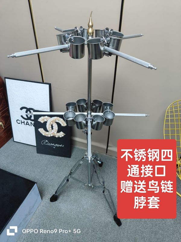 Portable Stand for Parrot Training, Eight-Bird Stand, Stainless Steel Knurled Claw Sharpening Stick, Standing Bar, Floor-Standing Bird Stand, Outdoor Stand Portable Stand for Parrot Training, Eight-Bird Stand, Stainless Steel Knurled Claw Sharpening Stick, Standing Bar, Floor-Standing Bird Stand, Outdoor Stand
