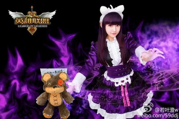 Shangmei COS LOL Liên minh huyền thoại Gothic Lolita Anne cosplay custom - Cosplay