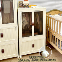 Baby clothes storage cabinet free of installation baby wardrobe childrens small wardrobe organization artifact plastic household storage cabinet
