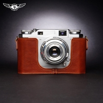 Genuine leather Konica Conica Conica II IIA IIB III IIIA IIM camera Pack rubber roll protection leather cover