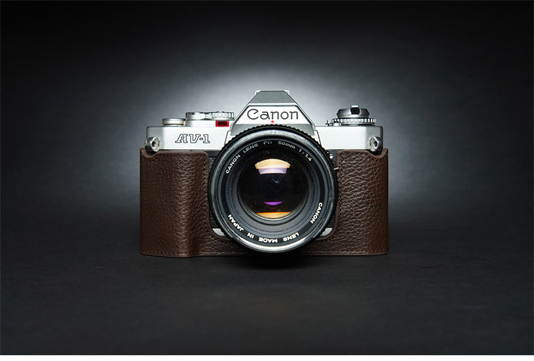 handwork Photo Camera Genuine leather cowhide Bag Body Case For