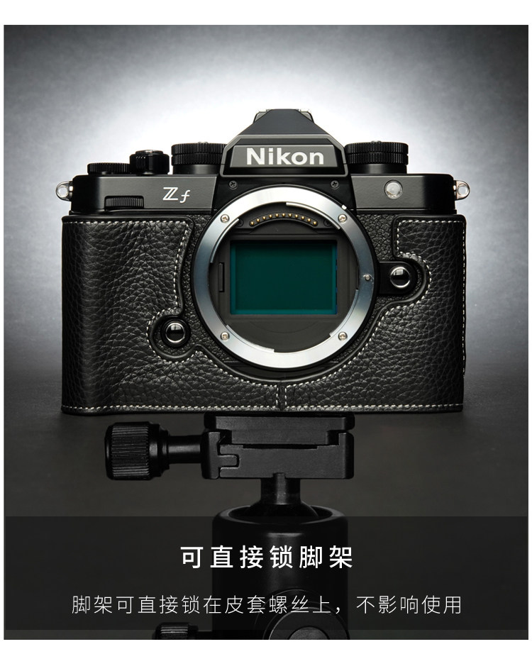 NEW handwork Photo Camera Genuine leather cowhide Bag Body BOX