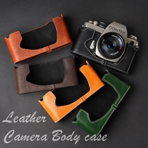 Taiwan TP Kangtai time s2 camera bag container S2 leather leather leather case vintage film Machine cowhide protective cover