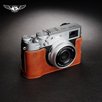 Taiwan TP Original Fuji X100V camera bag x100v leather cover leather protective sleeve handle handmade cow leather