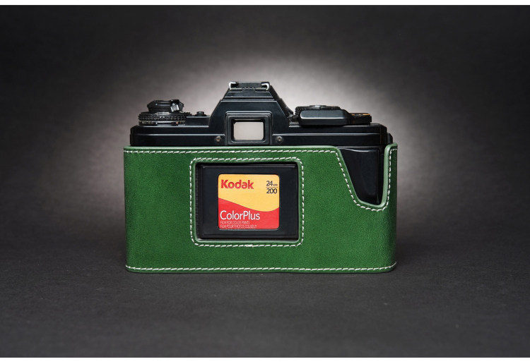 handwork Photo Camera Genuine leather cowhide Bag Body BOX Case