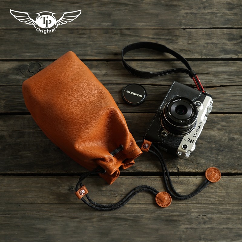 Sony A6400 A6100 RX1Rii Micro SLR camera camera bag Cowhide bag Canon M6 M50 storage liner bag