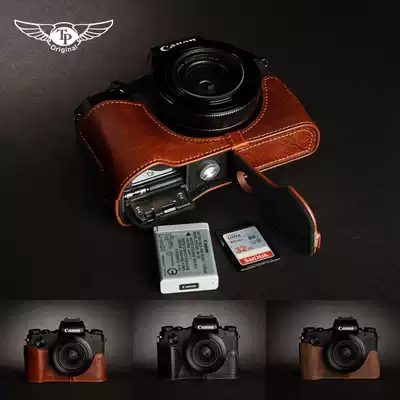 Taiwan TP original leather Canon G1X mark iii camera bag G1X3 leather case G1XM3 bag protective case