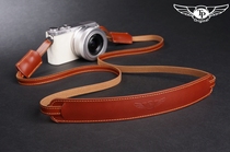 (Taiwan TP)Handmade cowhide micro single camera shoulder strap Leather strap strap Sony Leica comfort texture