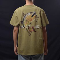 Monster catching Gongfang Golden River Tiger Fishing T-shirt Summer Stream Road Asian clothes Flying fishing short sleeves