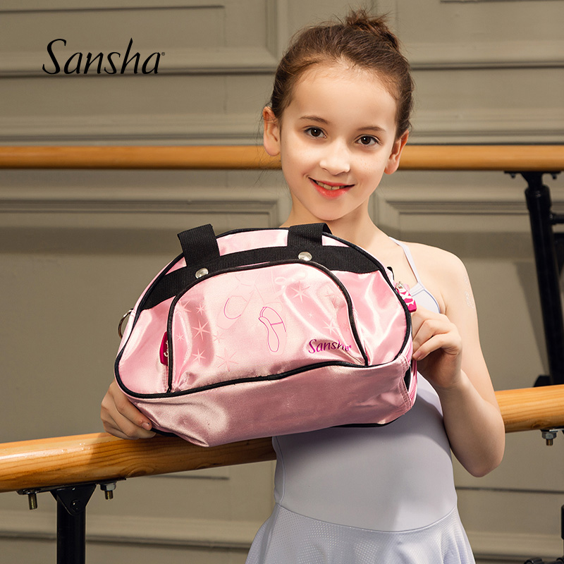 Sansha France Sansha ballet Dancing with single shoulder satchel waterproof inclined satchel with built-in multifunctional shoe bag