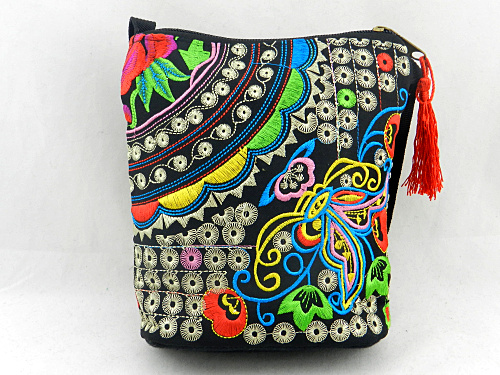 2017 Vân Nam gió quốc gia túi thêu túi thêu túi trung và cũ xô túi ladies mini bag túi Messenger túi xách nữ đeo chéo